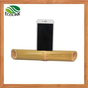 Portable Bambus Mobile Phone Speaker Fyrir iPhone