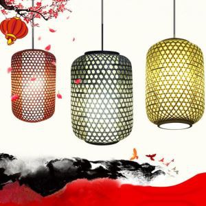 Bambus Hengiskraut Lampshade